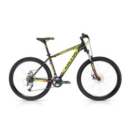 Горный велосипед KELLYS SPIDER 10 2016, Вариант УТ-00021051: Рама 17.5", рост 165-175 см, серый/желтый, изображение  - НаВелосипеде.рф