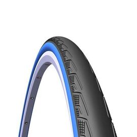 Велопокрышка Mitas V80 SYRINX, 700 x 23C (23-622), CL, черный/синий, 510950225044, изображение  - НаВелосипеде.рф