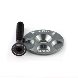 Крышка рулевой колонки A2Z, CNC 6061, болт алюминиевый 7075-T6, серый, S-Cap-7, изображение  - НаВелосипеде.рф