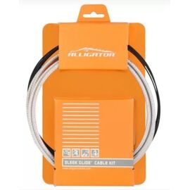 Комплект Alligator LY-BPTFE, тросы тормоза, оболочка Sleek Glide, наконечники, направляющие, ST (340011), изображение  - НаВелосипеде.рф
