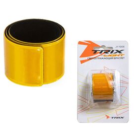Лента светоотражающая TRIX, на ногу/на руку, оранжевая, JY-1006 orange , изображение  - НаВелосипеде.рф