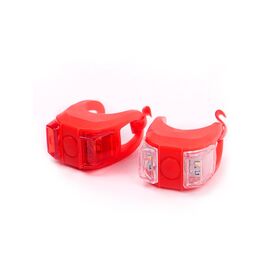 Фонари велосипедные декорные, Vinca Sport cars, 3 режима, 2 диода белых, 2 красных,VL 215 , изображение  - НаВелосипеде.рф
