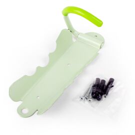 Крюк Vinca Sport стальной для хранения велосипеда, за колесо, крюк 90мм, зеленый, РФ, HUK 02 green, изображение  - НаВелосипеде.рф