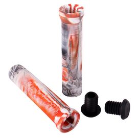 Грипсы VINCA SPORT черно-красные, длина 140мм H-G 128 mix red, изображение  - НаВелосипеде.рф