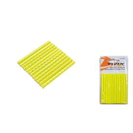 Светоотражающие накладки TRIX, на спицы, желтые, JY-1201 yellow, изображение  - НаВелосипеде.рф