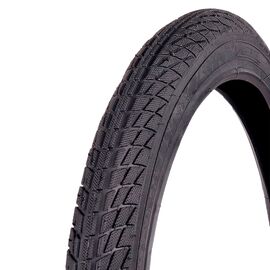 Покрышка велосипедная Vinca Sport 16*1.75, полуслик, черная, C 8402 16*1.75 black, изображение  - НаВелосипеде.рф