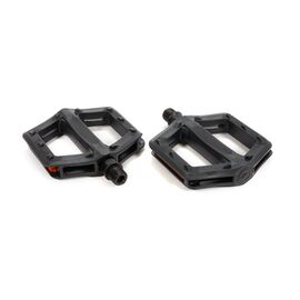 Велопедали TRIX, PLATFORM, пластиковые, с шипами, черные, PD-TX-701-9x16-BK , изображение  - НаВелосипеде.рф