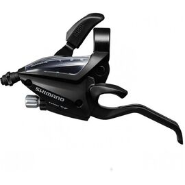 Шифтер/Тормозная ручка Shimano Altus, EF500, 3 скорости, трос 1800, черный, без упаковки, STEF500L4AL, изображение  - НаВелосипеде.рф