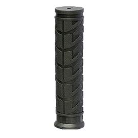 Грипсы велосипедные Vinca Sport, резиновые, 120 мм, закрытый конец, чёрные, SZ-129A, изображение  - НаВелосипеде.рф