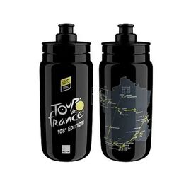 Фляга велосипедная Elite Fly TOUR DE FRANCE. 550 мл. черный, EL01604763, изображение  - НаВелосипеде.рф