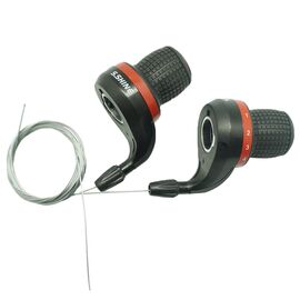 Грипшифт China 3х7 скоростей, дискретные, ZTB21420, изображение  - НаВелосипеде.рф