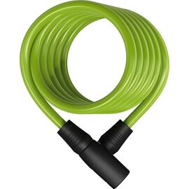 Велосипедный замок ABUS Star 4508K/150см, тросовый, 8мм, ключ, класс защиты 2/15, 280гр, зеленый, 05-0040777, изображение  - НаВелосипеде.рф