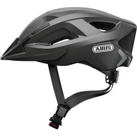 Велошлем ABUS Aduro 2.0, с LED фонариком, сетка от насекомых, титан, 05-0086979, Вариант УТ-00319277: Размер M (52-58см), изображение  - НаВелосипеде.рф