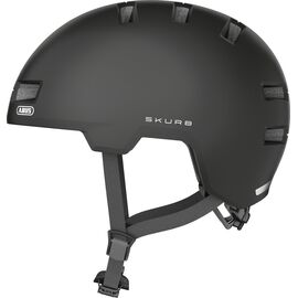 Велошлем ABUS Skurb, Urban, velvet black, черный, 05-0040367, Вариант УТ-00319279: Размер S (52-56см), изображение  - НаВелосипеде.рф