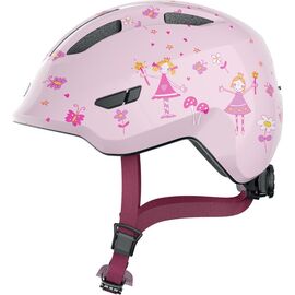 Велошлем ABUS Smiley 3.0, детский, сетка от насекомых, розовый с бабочками, 05-0067257, Вариант УТ-00319334: Размер S(45-50), изображение  - НаВелосипеде.рф