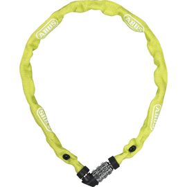 Велозамок ABUS Web 1200/60см, цепь, 4мм, ключ, класс защиты 3/15, 200гр, лаймовый, 05-0056340, изображение  - НаВелосипеде.рф