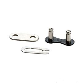 Замок цепи TAYA Sigma, для 1 скорости, серебристый/черный, Spring Clip Connector, Black/Silver (10 sets) , изображение  - НаВелосипеде.рф