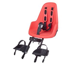 Велокресло детское BOBIKE ONE Mini, для крепления на рулевой трубе, переднее, flamingo, 8012000016, изображение  - НаВелосипеде.рф
