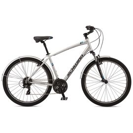 Городской велосипед Schwinn SIERRA 27.5" 2022, Вариант УТ-00300101: Рама: L (Рост: 177-186 см), Цвет: GRY серый, изображение  - НаВелосипеде.рф