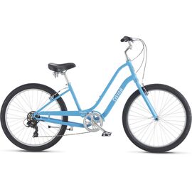 Женский велосипед Schwinn SIVICA 7 WOMEN 26" 2022, Вариант УТ-00300105: Рама: 17.5" M (Рост: 155-185 см), Цвет: BLU, изображение  - НаВелосипеде.рф
