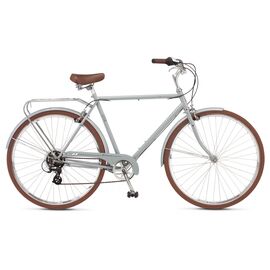 Городской велосипед Schwinn TRAVELER 700С 2022, Вариант УТ-00300118: Рама: L/XL (Рост: 177-197 см), Цвет: GRY серый, изображение  - НаВелосипеде.рф