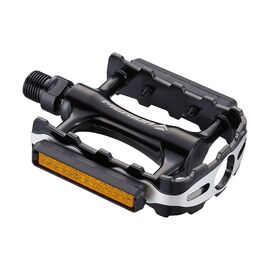Педали велосипедные Merida Cage Alu, 9/16D, Black/Silver, 2065025220, изображение  - НаВелосипеде.рф