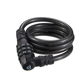 Замок велосипедный Merida 4 Digits Combination CableLock, противоугонный, 120см*10мм, Black/White, 2134002617, изображение  - НаВелосипеде.рф