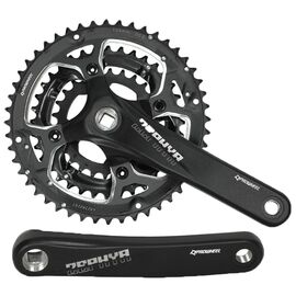Система велосипедная PROWHEEL ZEPHYR-751, 48-36-26T, AL-6061-T6, под квадрат 113, черный, ZEPHYR-751 (48-36-26T)black, изображение  - НаВелосипеде.рф