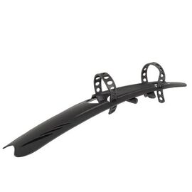 Крыло-щиток велосипедное M-WAVE MUD MAX DT.S 28" пластик, переднее на раму, быстросъёмное, 42мм, черное, 5-385136, изображение  - НаВелосипеде.рф