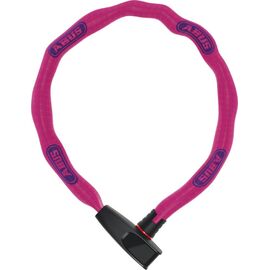 Велозамок ABUS 6806K/85см NEON PK (square Chain), цепь, 6мм, ключ, класс защиты 6/15, 850гр, розовый, 05-0090292, изображение  - НаВелосипеде.рф