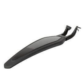Крыло M-WAVE MUD MAX SEAT SHORT, пластик. 26"-29  заднее, быстросъемное, крепление на рейлы, черный, 5-385139, изображение  - НаВелосипеде.рф