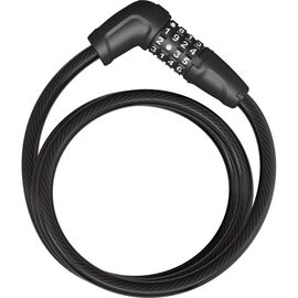 Велозамок ABUS 6412C/120см BK Tresor, тросовый, 12мм, кодовый, класс защиты 4/15, 450гр, черный, 05-0063489, изображение  - НаВелосипеде.рф
