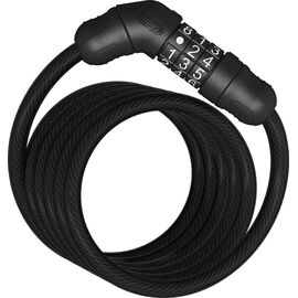 Велозамок ABUS Star 4508K/150см, тросовый, 8мм, кодовый, класс защиты 2/15, 260гр, черный, 05-0020019, изображение  - НаВелосипеде.рф
