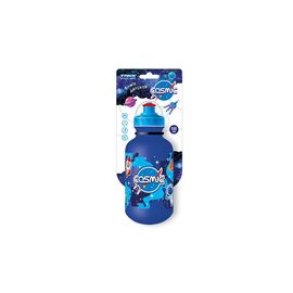 Велосипедная фляга TRIX Cosmic, детская, 500 мл, защитная крышка, LDPE, синяя, BTTX501CS, изображение  - НаВелосипеде.рф