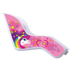 Сиденье велосипедное TRIX Little Princess, детское, для кукол, крепление сзади на раму, пластиковое, белое, DSTX03LP, изображение  - НаВелосипеде.рф