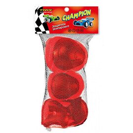 Комплект защиты детская TRIX Champion, размер M, (наколенники, налокотники, защита запястий), красная, PRTX01MCH, изображение  - НаВелосипеде.рф
