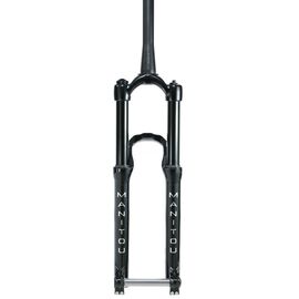 Вилка велосипедная Manitou Circus Expert, 26" 100 mm, алюминий, конусная, амортизационная, черная, 191-29495-A807, изображение  - НаВелосипеде.рф