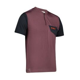 Велоджерси Leatt MTB Trail 3.0 Jersey, цвет Malbec, 5022080523, Вариант УТ-00319961: Размер M, изображение  - НаВелосипеде.рф