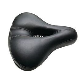 Седло комфорт Dream Bike, размер 280 * 240мм, цвет: черный, S280X240PVCB2, изображение  - НаВелосипеде.рф