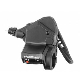 Шифтер/манетка Microshift TS38-8R, правый, 8 скоростей, с тросом 2050 мм, 590121, изображение  - НаВелосипеде.рф