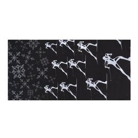 Велобандана KV+ Bandana Skier, чёрный/белый, 20A30,110, изображение  - НаВелосипеде.рф