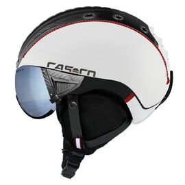 Шлем горнолыжный CASCO SP-2 Pol Comp, white-black-red, 07.3716.S, Вариант УТ-00300827: Размер: XS-S (52-54 см), изображение  - НаВелосипеде.рф