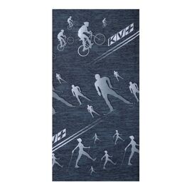 Велобандана KV+ Bandana MULTISPORT, black, 7A31.110, изображение  - НаВелосипеде.рф