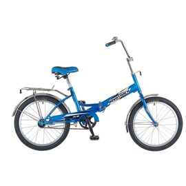 Подростковый велосипед NOVATRACK FS30 20" 2016, Вариант УТ-00301363: Возраст: 8-14 лет (Рост: 130-160 см), Цвет: синий #085481, изображение  - НаВелосипеде.рф