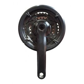 Система шатунов Vinca Sport 24/34/42T, длина шатуна 170мм, под квадрат,9/16", сталь, cерый, CW 11 grey, изображение  - НаВелосипеде.рф