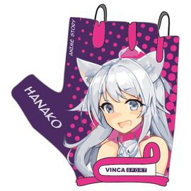 Перчатки велосипедные Vinca Sport HANAKO, фиолетовые, VG 972 Hanako, Вариант УТ-00318317: Размер 5XS, изображение  - НаВелосипеде.рф