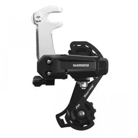 Переключатель задний Shimano Tourney, TY200, GS, 6/7 скоростей, крепление на ось, черный, ARDTY200GSLB, изображение  - НаВелосипеде.рф