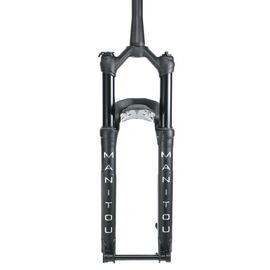 Вилка велосипедная Manitou Machete Comp 27.5", алюминий, ход 100 mm, конусный, 1-1/8"-1.5", Matte Black, 191-36971-A003, изображение  - НаВелосипеде.рф