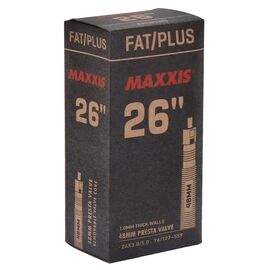 Камера велосипедная Maxxis Fat/Plus Tire 26x3.0/5.0,  велониппель Presta 48 мм EIB00141200, изображение  - НаВелосипеде.рф