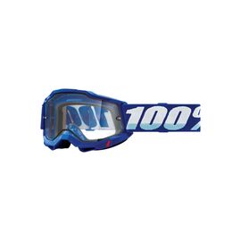 Веломаска 100% Accuri 2 Enduro Goggle Blue / Clear Dual Lens, 50015-00002, изображение  - НаВелосипеде.рф